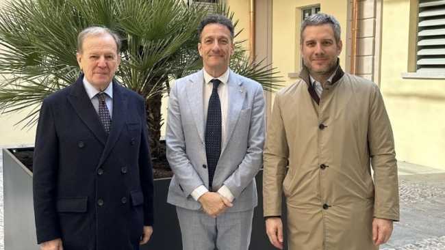 Angelo e Paolo Pizzoni e Alberto Gusmeroli