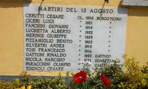 Borgo Ticino targa Martiri