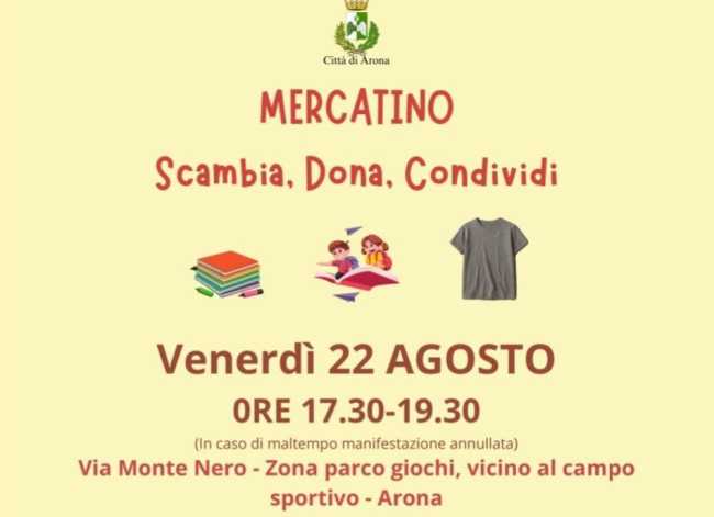 Mercatino scambia dona condividi 