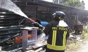 Nebbiuno incendio