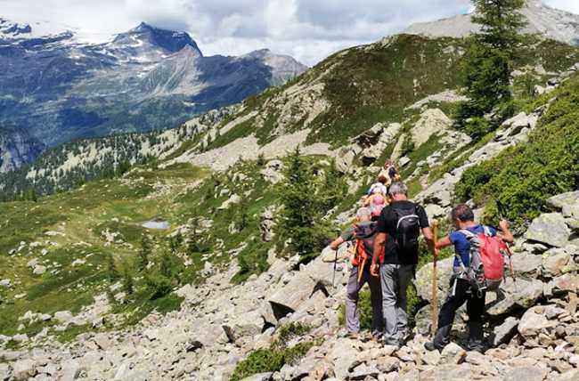 Tschawinerhorn fabbri montagna escursione gita sentiero