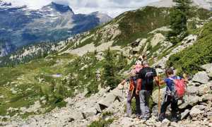 Tschawinerhorn fabbri montagna escursione gita sentiero