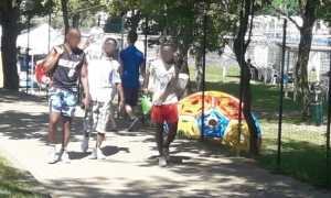 africani spiaggia arona