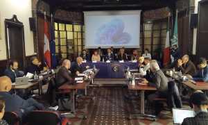 arona consiglio comunale archivio foto