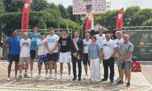 arona inaugurato campo basket giardini