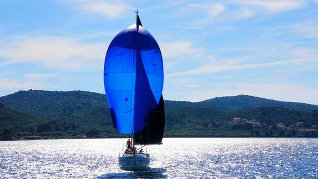 barca vela vele lago