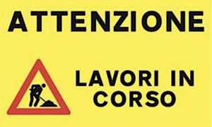 cartello lavori in corso