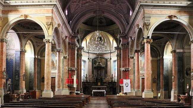 castelletto ticino chiesa interno