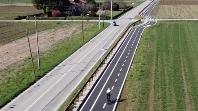 ciclopedonale oleggio mezzomerico