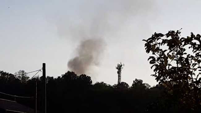 divignano incendio depuratore