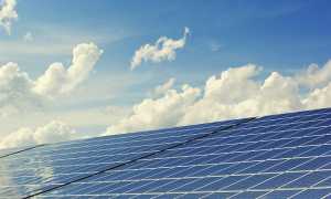 fotovoltaico cielo foto