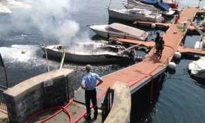 lesa incendio barca