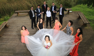 matrimonio sposa testimoni coda
