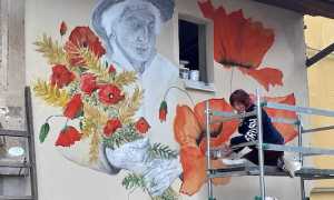 mezzomerico muro dipinto