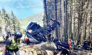 mottarone funivia uomo soccorso cabina