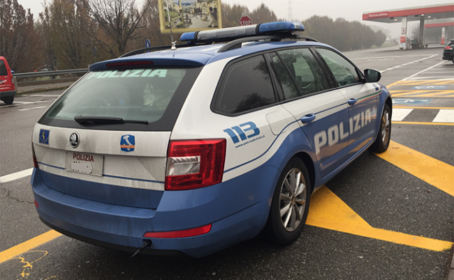polizia autostrada autogrill
