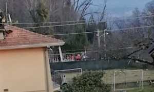 pombia incendio canna fumaria