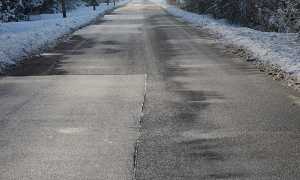 strada ghiaccio