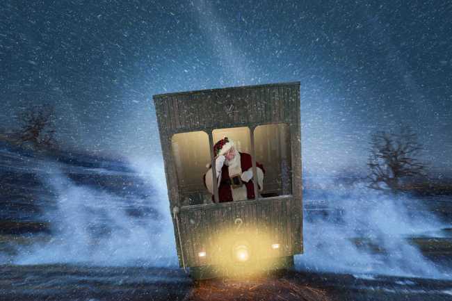 treno babbo natale