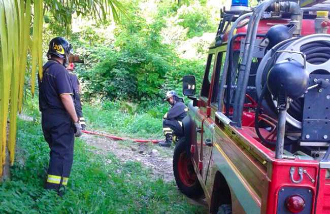 vigili fuoco jeep canna