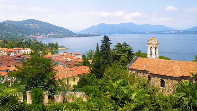Meina lago Comune