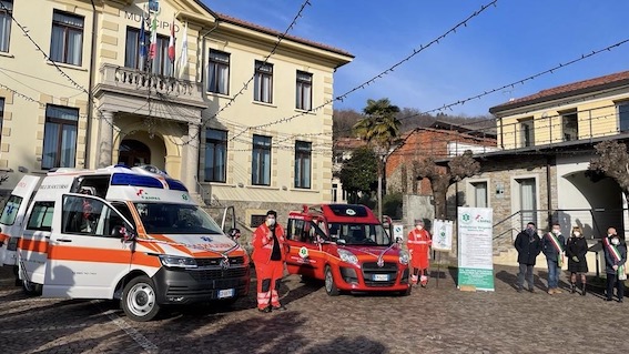 inaugurazione mezzi ambulanza vergante