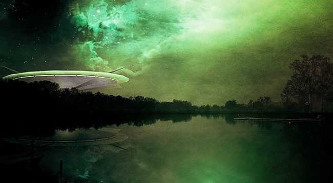 ufo lago verde