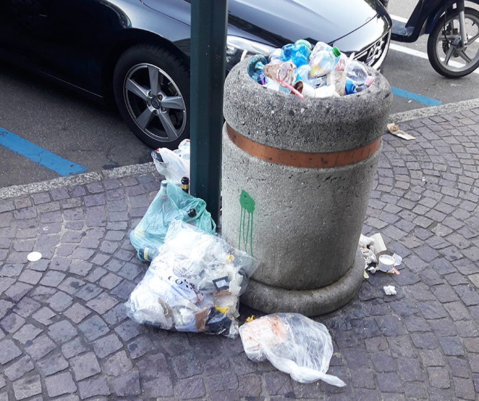 cestino immondizia arona