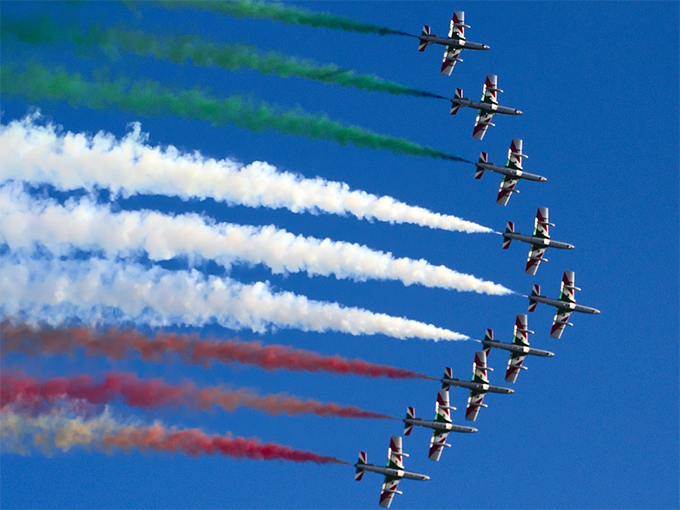 Le frecce tricolori torneranno ad Arona nel 2018