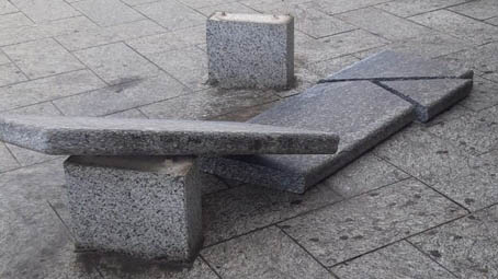 panchina passeggiata